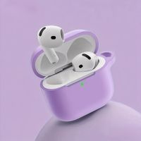Case Moket para Airpods 4ta Gen Lila