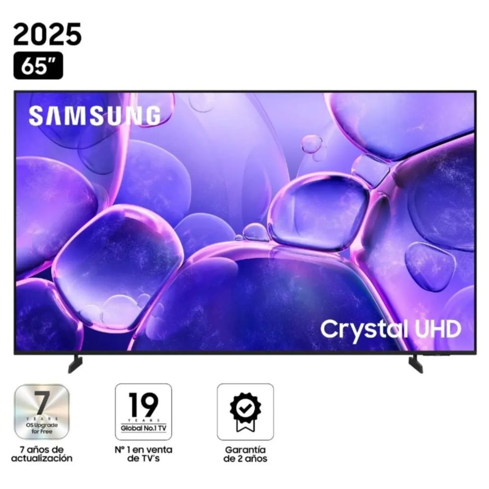 Televisor 65'' SAMSUNG CRYSTAL UHD 4K UN65U8000FGXPE 2025