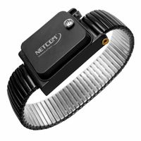 Pulsera Antiestatica Inalambrica para Electronica NETCOM Brazalete Acero