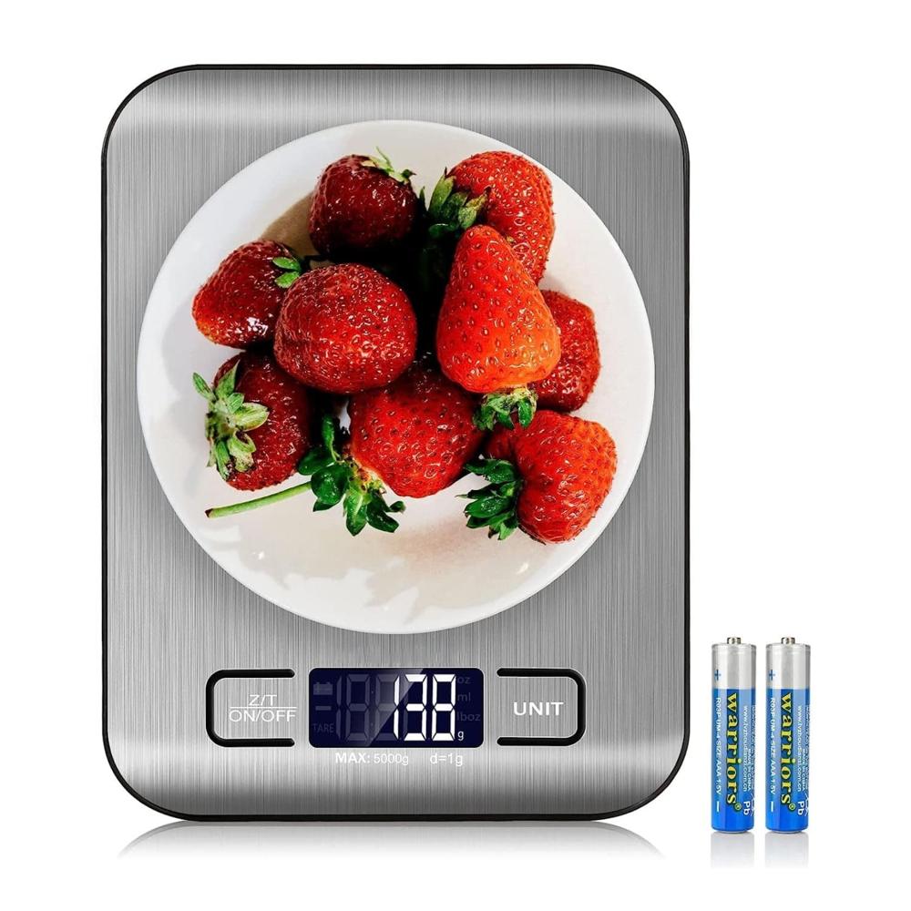 Balanza Portátil Digital Metálica Gramera Hasta 10 Kilos