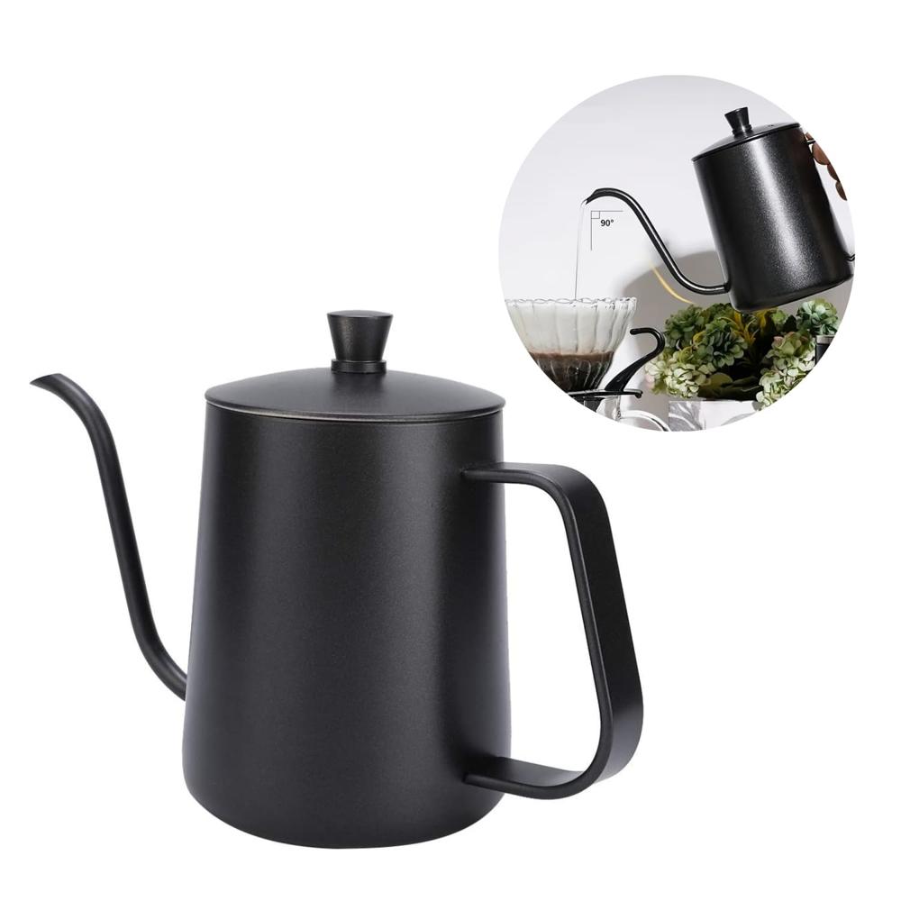 Jarra Cuello de Cisne 580ml Negro, para Cafetera por Goteo