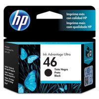 CARTUCHO DE TINTA HP 46 NEGRO (CZ637AL) ORIGINAL