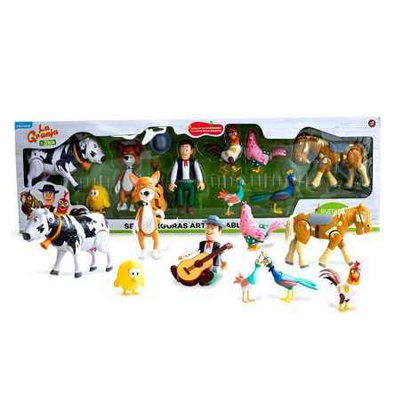 Set de Figuras Articulables La Granja de Zenón 10 Piezas GZM-10
