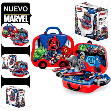 Set De Herramientas Y Lonchera 2 En 1 Avengers EODS008-918A