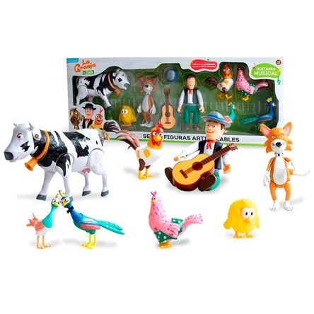 Set de Figuras Articulables La Granja de Zenón 9 Piezas Vaca Lola GZM-9 Set de Figuras Articulables La Granja de Zenón 9 Piezas Vaca Lola GZM-9