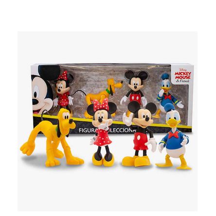 Set de Figuras Articulables Mickey Mouse y sus Amigos MM1-4