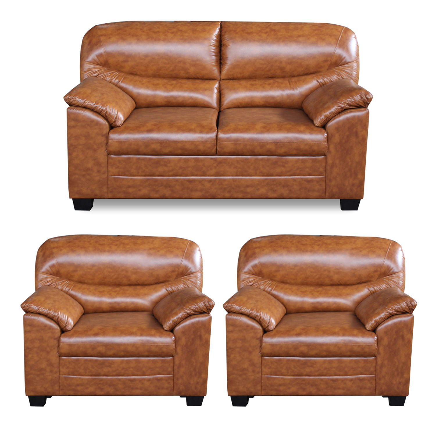 Juego de Sala Claudet 2-1-1 Cuerpos