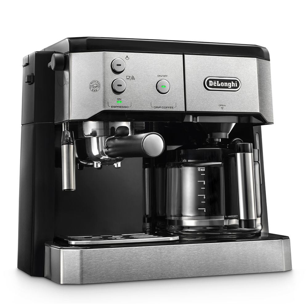 Cafetera Combi Delonghi 1L BCO421.S Negra
