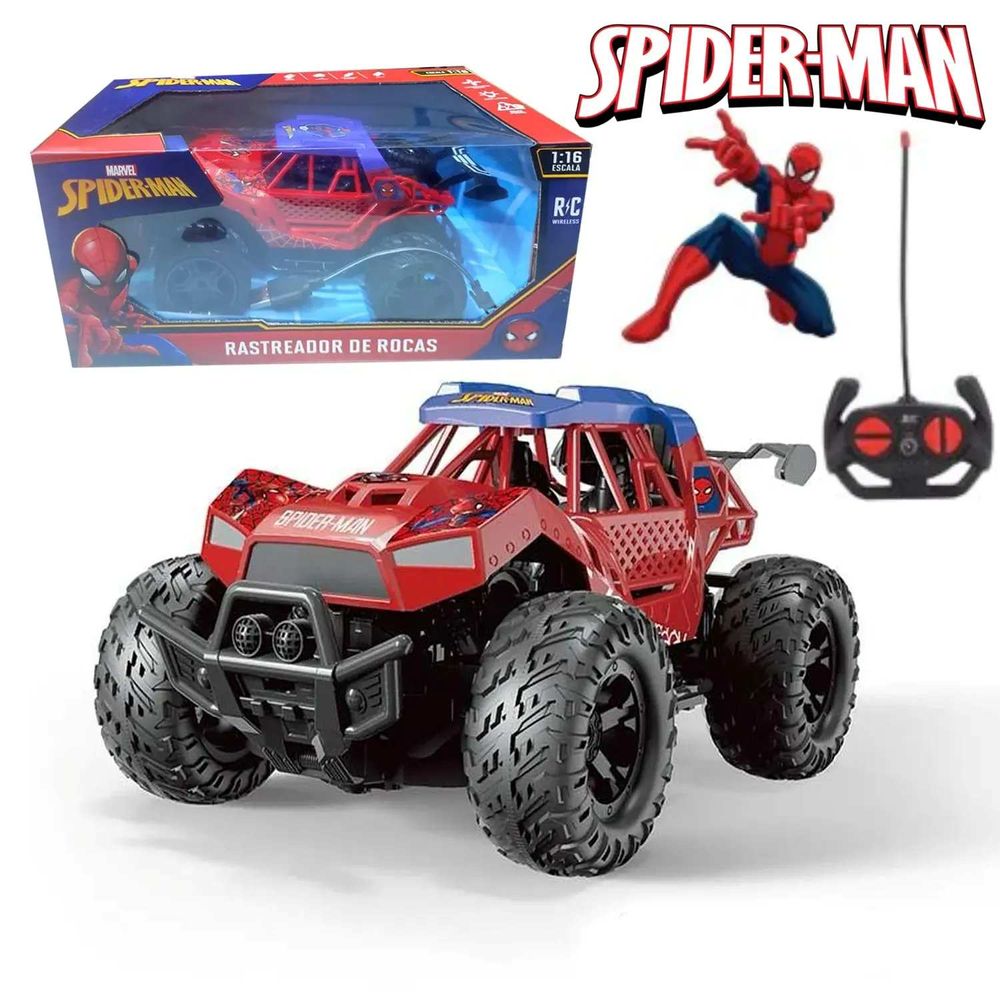 Juguete Carro Rastreador de Rocas SPIDER-MAN con Control SBY162-1A Juguete Carro Rastreador de Rocas SPIDER-MAN con Control SBY162-1A