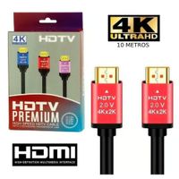 Cable HDMI 10 Metros 4k Premium Puntas Doradas Full HD