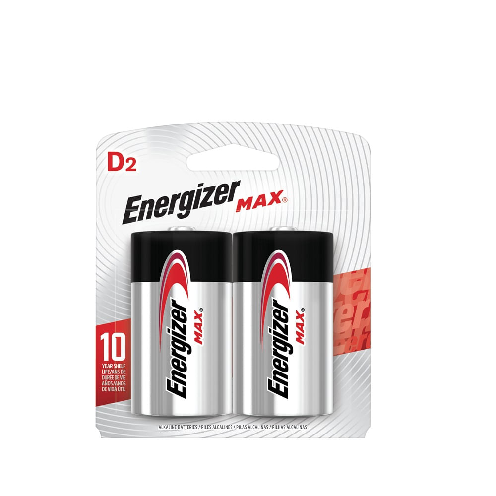 Pila Tipo D Alcalina Max Pila D Energizer