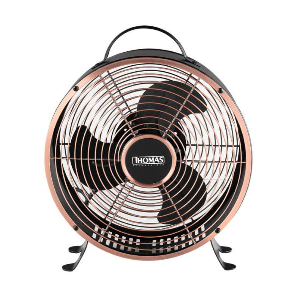 Ventilador Retro Thomas TH08NM Bronce de 8 Pulg. 2 Velocidades
