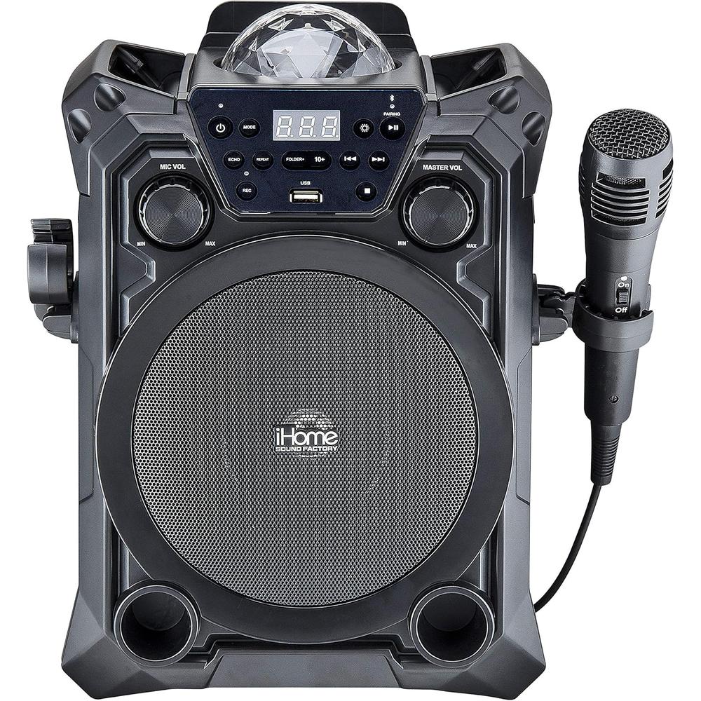 eKids iHome máquina de karaoke Bluetooth con micrófono y luces
