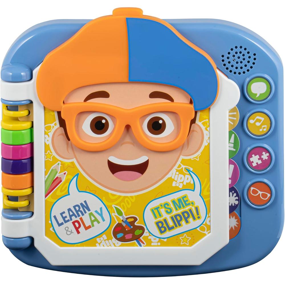 eKids Blippi libro educativo infantil multicolor con juegos de aprendizaje