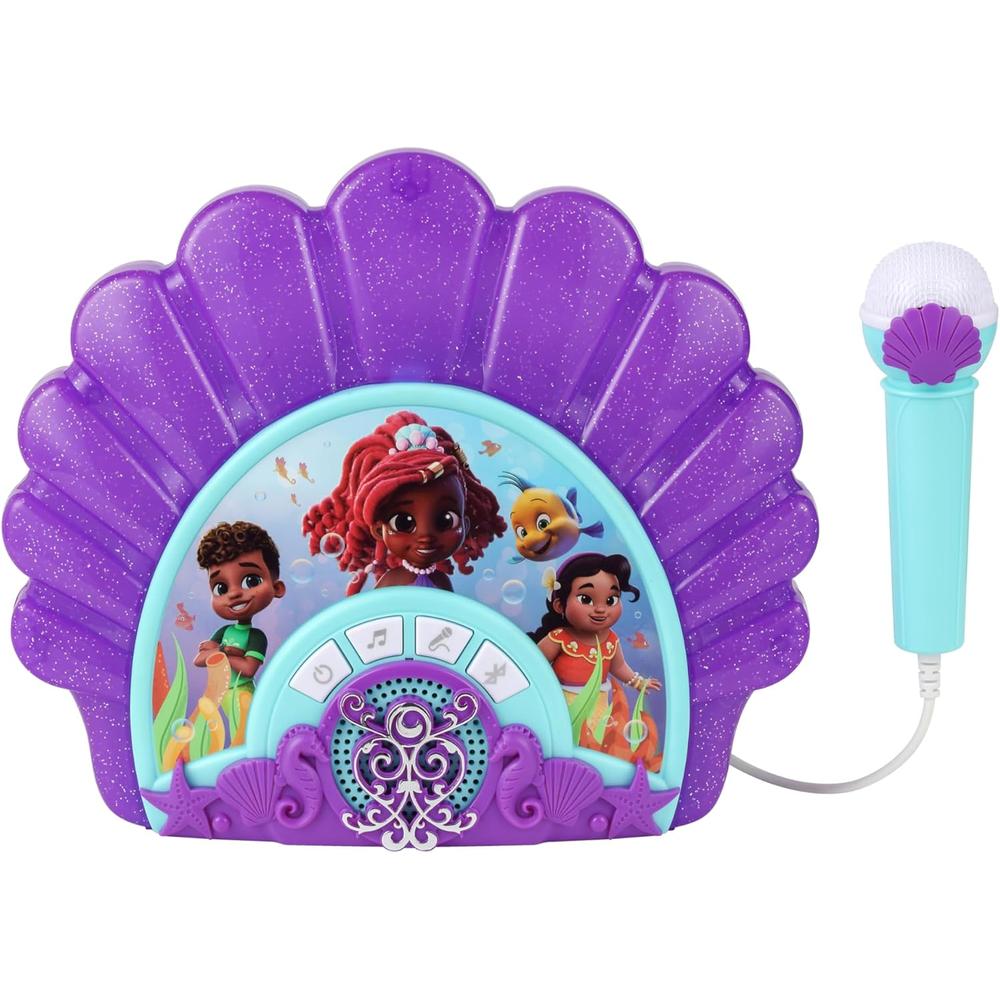 eKids Ariel micrófono de karaoke Bluetooth infantil con música integrada