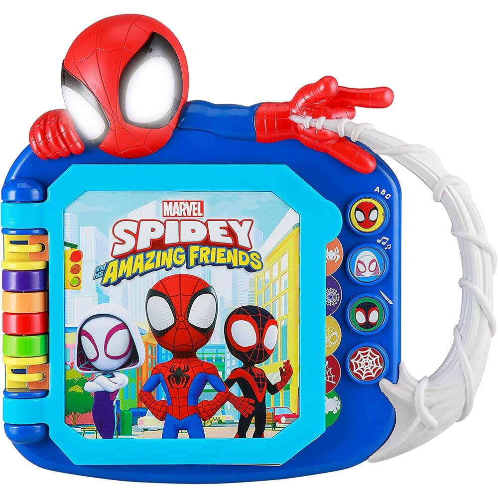 eKids Spidey libro infantil educativo con juegos preescolares
