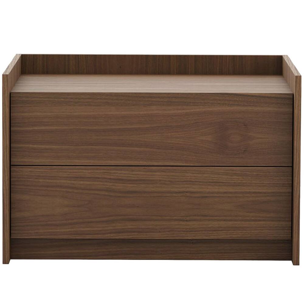 Velador Moderno Elegante Grumin Catania 2 Cajones TU MESITA