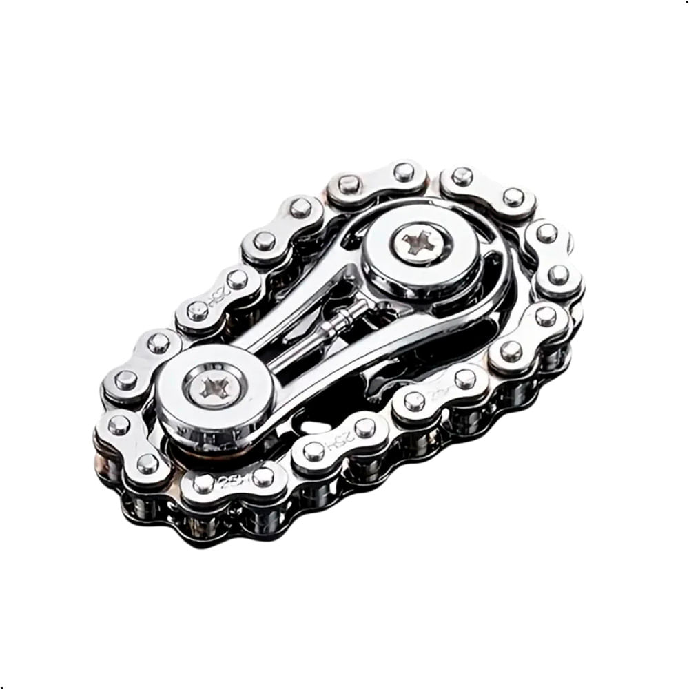 Juguete Spinner De Mano Modelo Engranaje De Cadena Giratorio