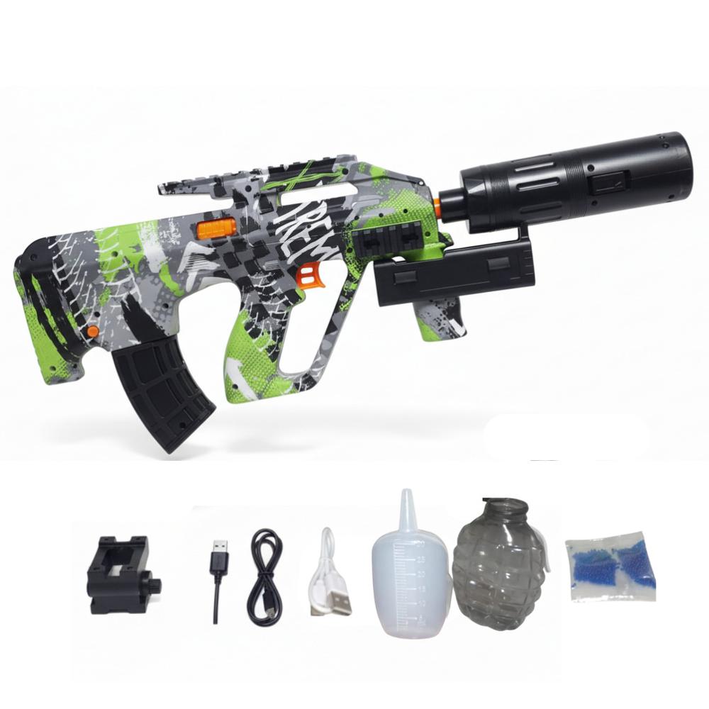 Pistola de Juguete Hidrogel AUG Bota Humo con Accesorios para Niños