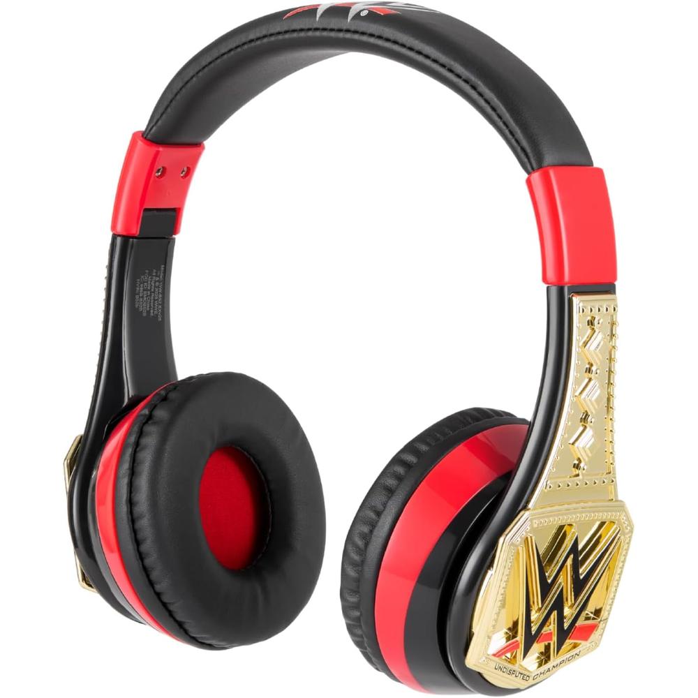 eKids WWE auriculares Bluetooth inalámbricos con micrófono y cable auxiliar