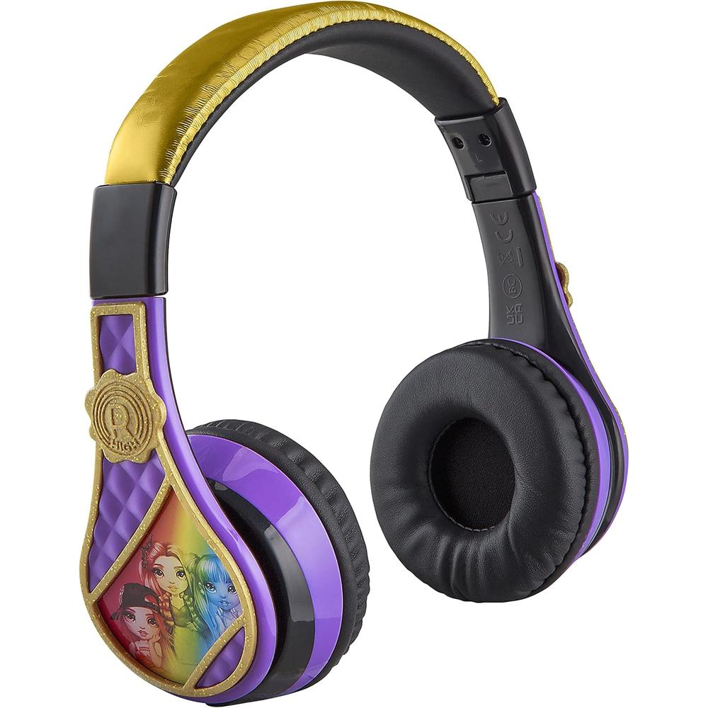 eKids Rainbow High auriculares Bluetooth infantiles plegables con micrófono