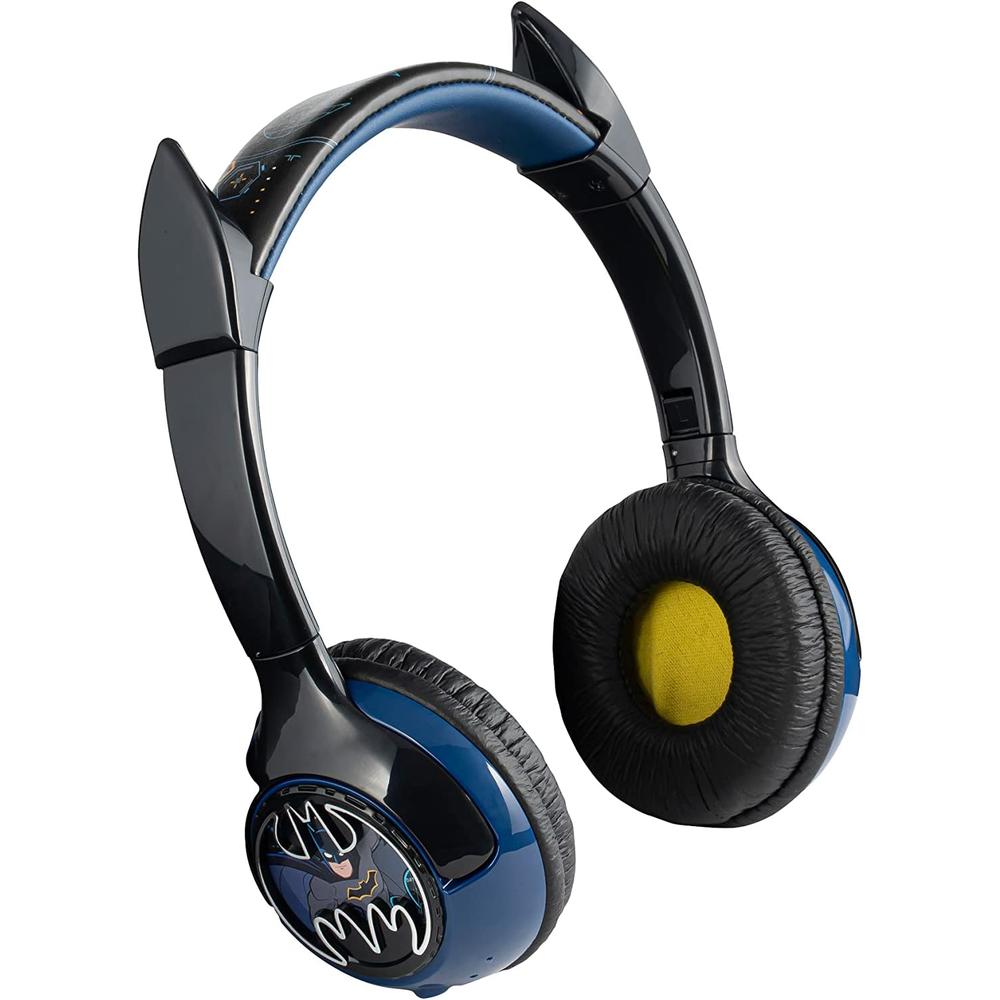 eKids Batman auriculares Bluetooth infantiles plegables con micrófono