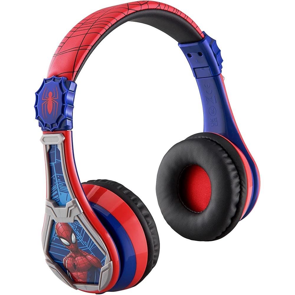 eKids Spiderman auriculares inalámbricos Bluetooth con micrófono