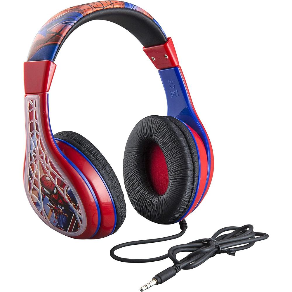eKids Spiderman auriculares infantiles plegables con cable 3.5 mm / 0.35 cm