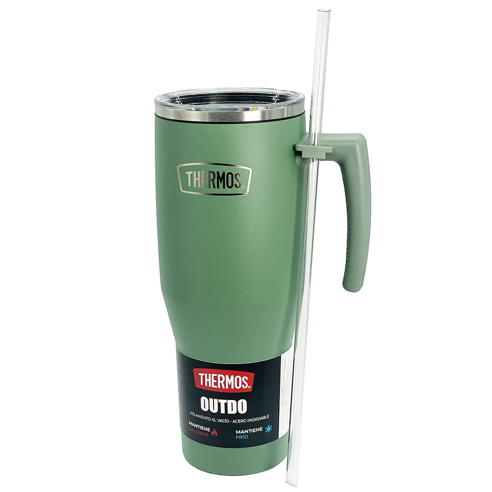 Thermos Mug Outdo 1.1 L Termo Tumbler Acero Inox Verde
