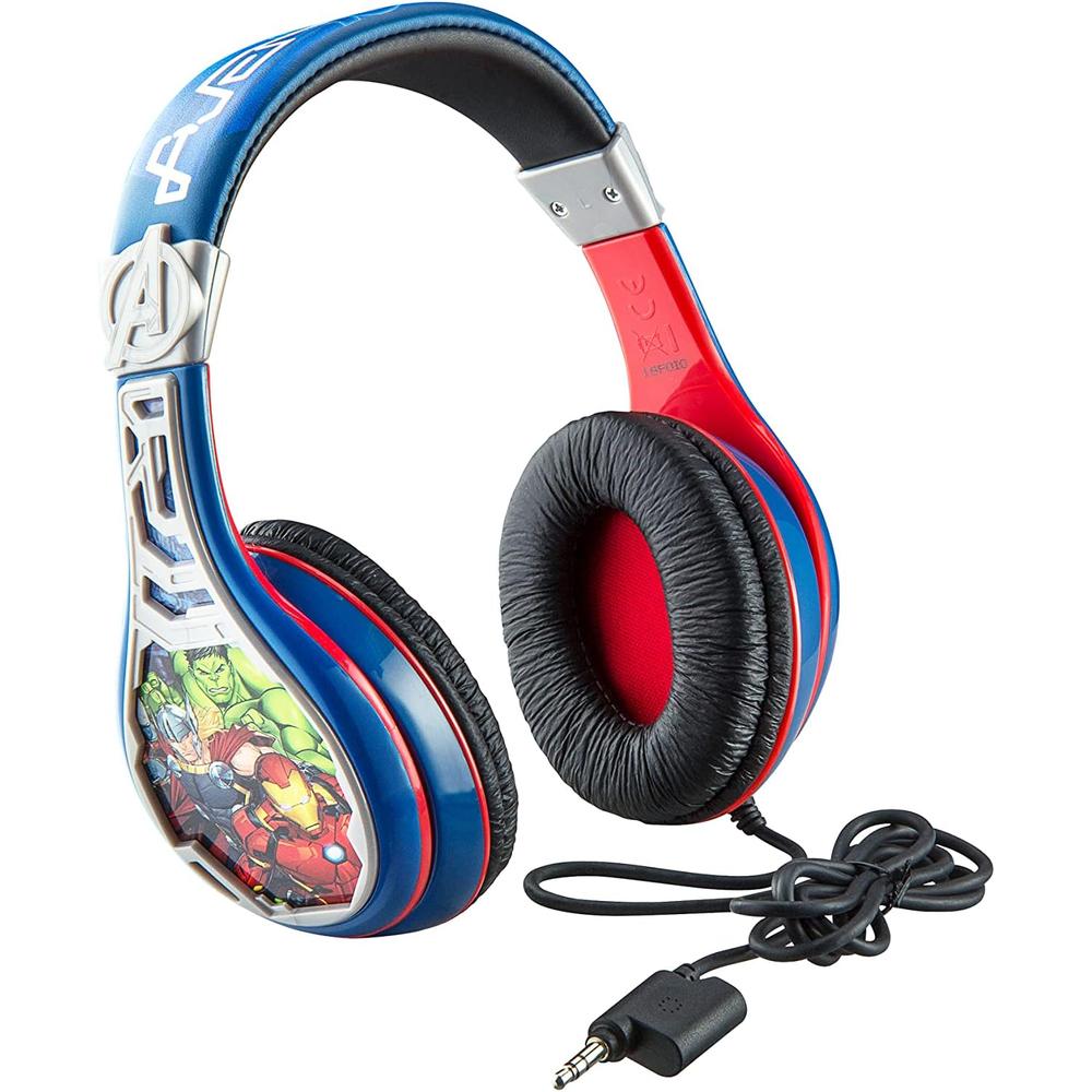 eKids Vengadores auriculares infantiles con cable y control de volumen