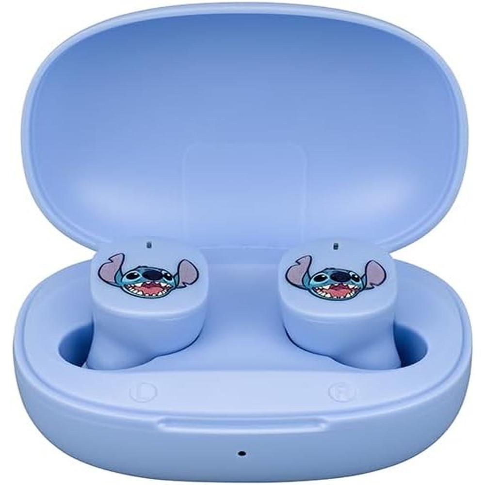 eKids Stitch auriculares inalámbricos infantiles con micrófono y estuche de carga
