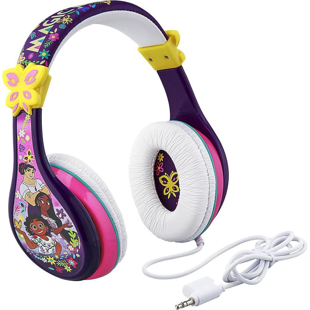 eKids Encanto auriculares infantiles con cable y adaptador incluido