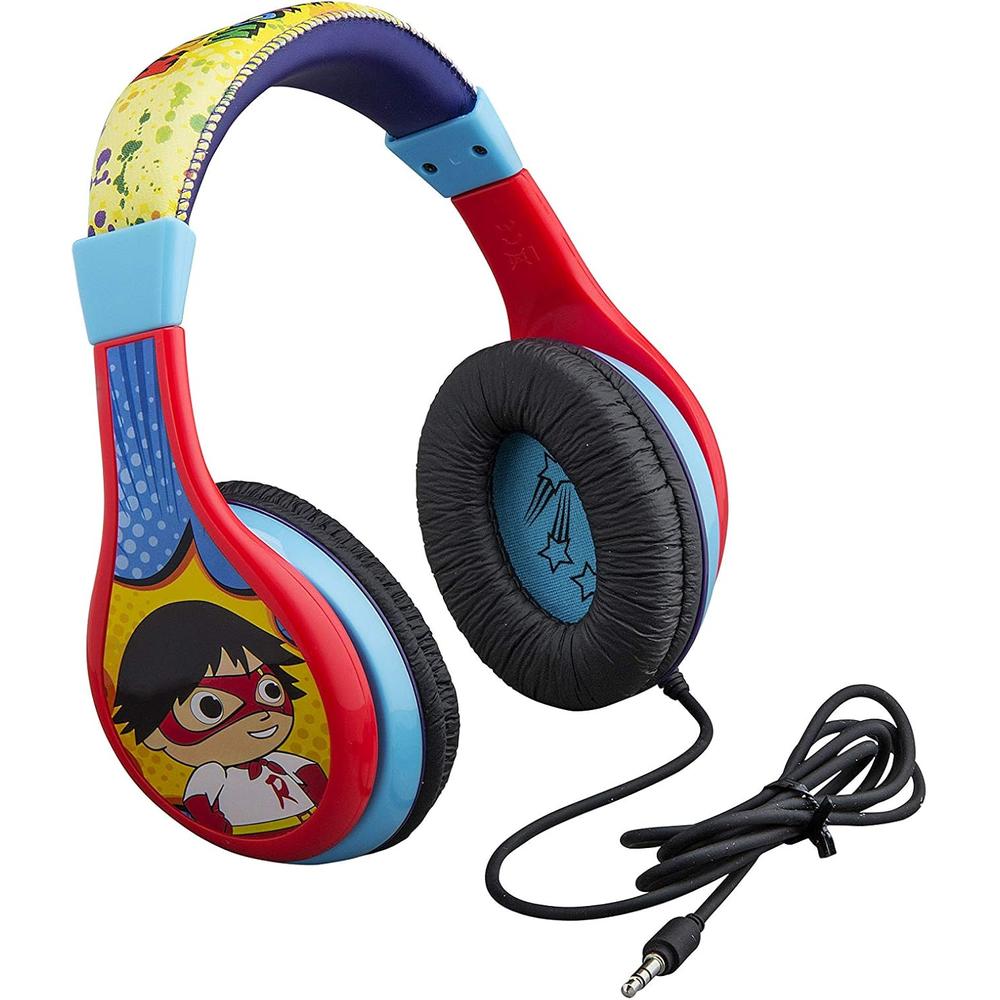 eKids Ryans World auriculares infantiles plegables con cable 3.5 mm / 0.35 cm
