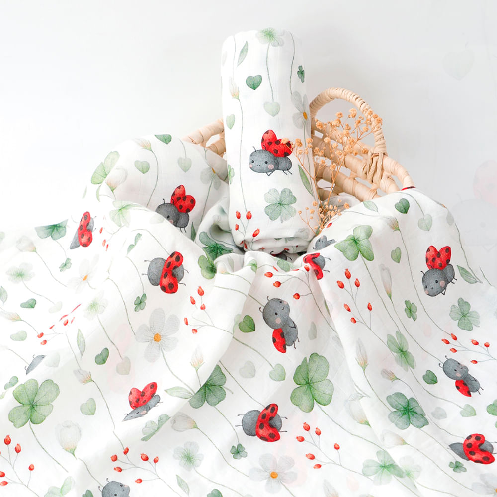 Manta de Muselina Suave para Bebé Bambú y Algodón SM19