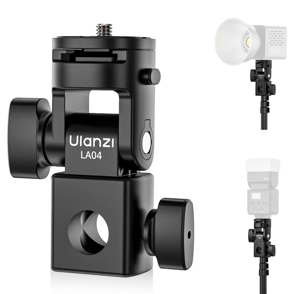 Adaptador Ulanzi LA04 para trípode Luces Led Flashes cámaras