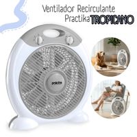 Ventilador TROPICANO Recirculador de Mesa Practika De 10
