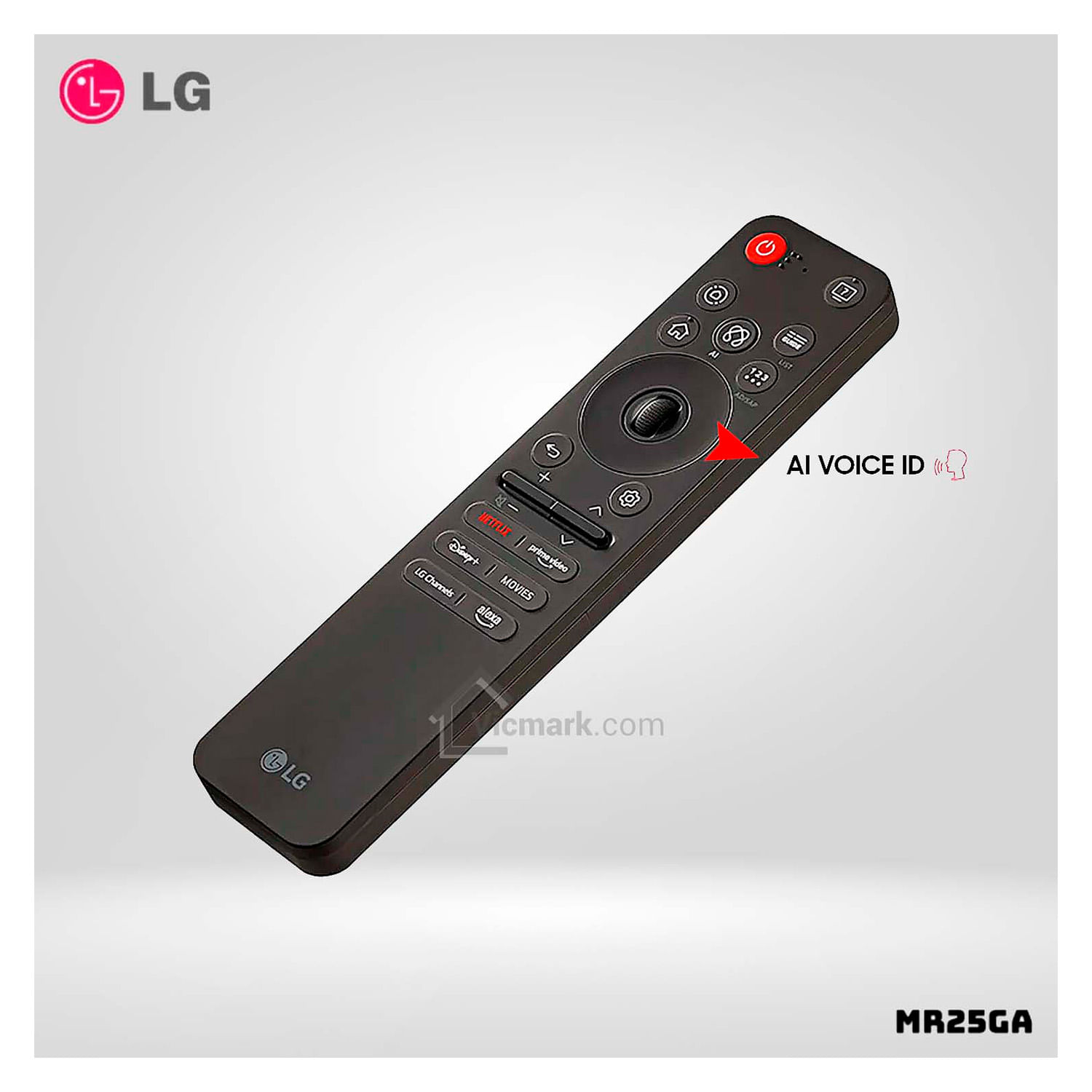 Control Magic LG MR25GA AI Modelo 2025 - Negro