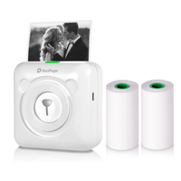 Impresora portátil térmica peripage usb bluetooth 57mm color blanco