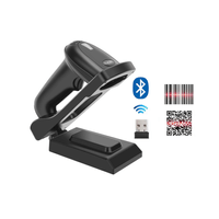 Lector portátil escaner código barras con parante inalámbrico bluetooth 2d 1d qr YHD-5800DB