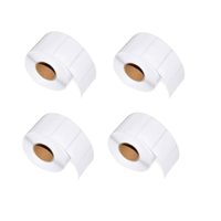 04 rollos de 1300 etiquetas adhesivas térmico TD 40x20mm