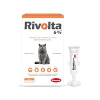 Antipulgas y Antiparasitarios para Gatos  Rivolta  Pipeta 2.6 - 7.5 Kg