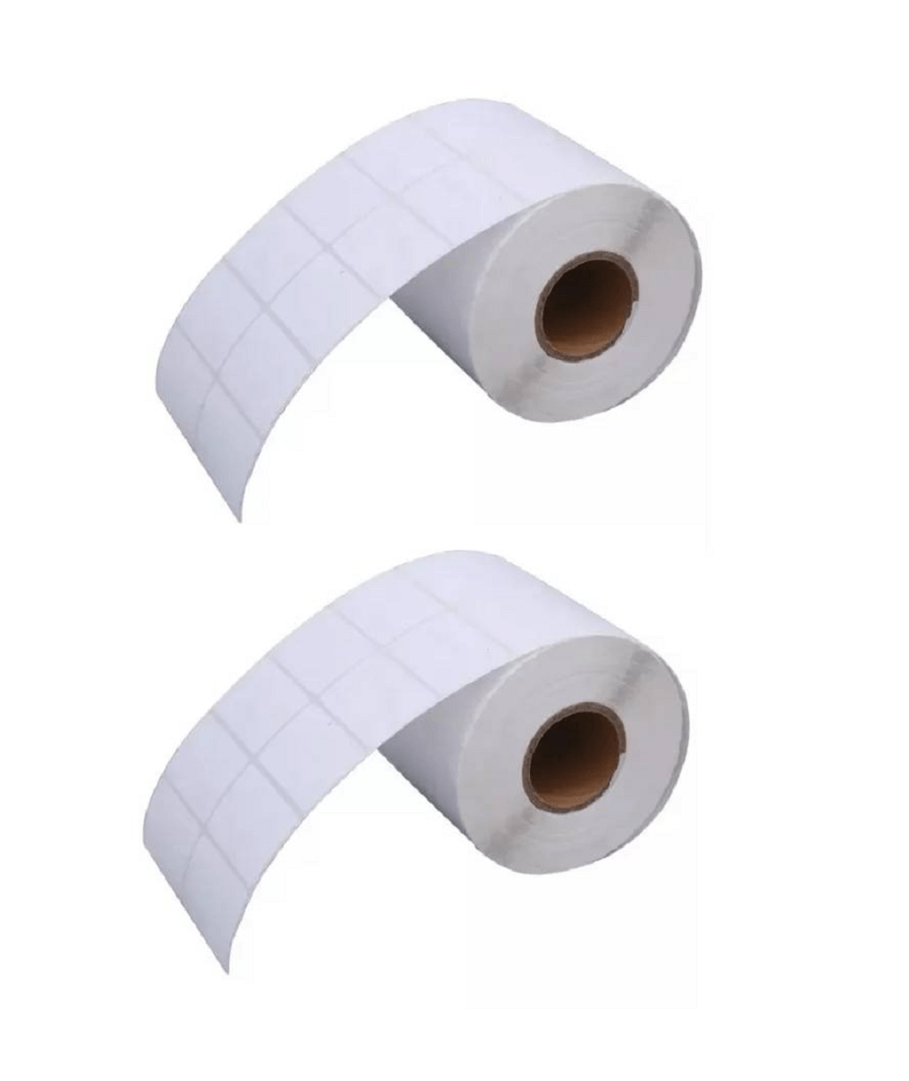 2 Rollos de 2000 etiquetas adhesivas térmico directo 50x25mm