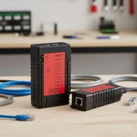 Testeador Probador NF-468 de Cable Red Lan Rj45 Rj11 con Batería