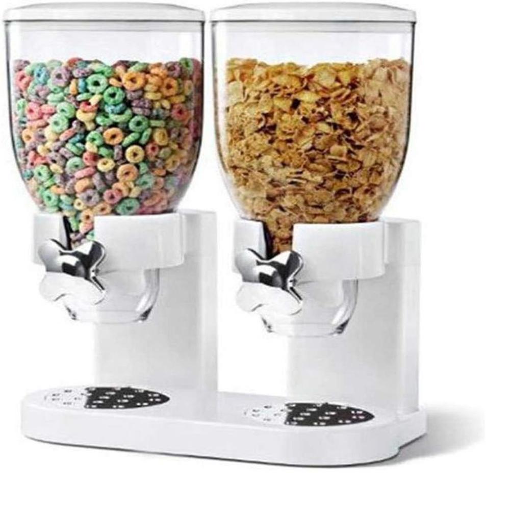 Dispensador de Cereal 2 en 1 Color Blanco