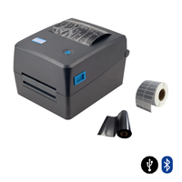 Impresora etiquetas transferencia térmica códigos barra usb bluetooth 110mm TT424B