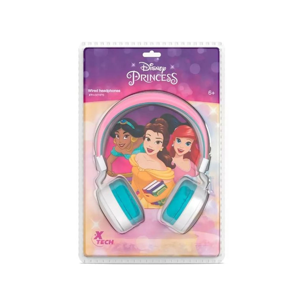 Audifono CMicrof Xtech Princess Plegable 35mm WhiteRose