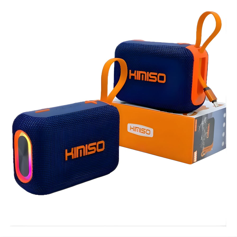 Parlante Portátil Con Luces Rgb Y Batería Recargable