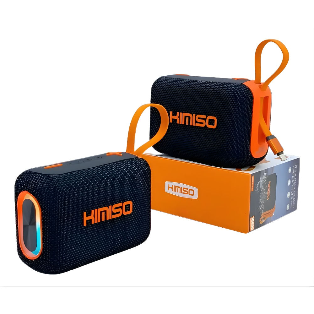 Parlante Portátil Con Luces Rgb Y Batería De 10000mah