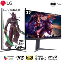 Monitor LG UltraGear 27GS75Q-B 27 2K QHD IPS 200HZ 1MS HDR G-Sync