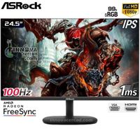 Monitor Gaming ASrock 25 Full HD panel IPS 100hz 1Ms AMD FreeSync